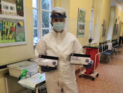 Také v Nemocnici AGEL Český Těšín již vyšetřují pacienty pomocí antigenních testů 