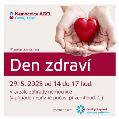 Den zdraví v Nemocnici AGEL Český Těšín nabídne atraktivní program pro celou rodinu